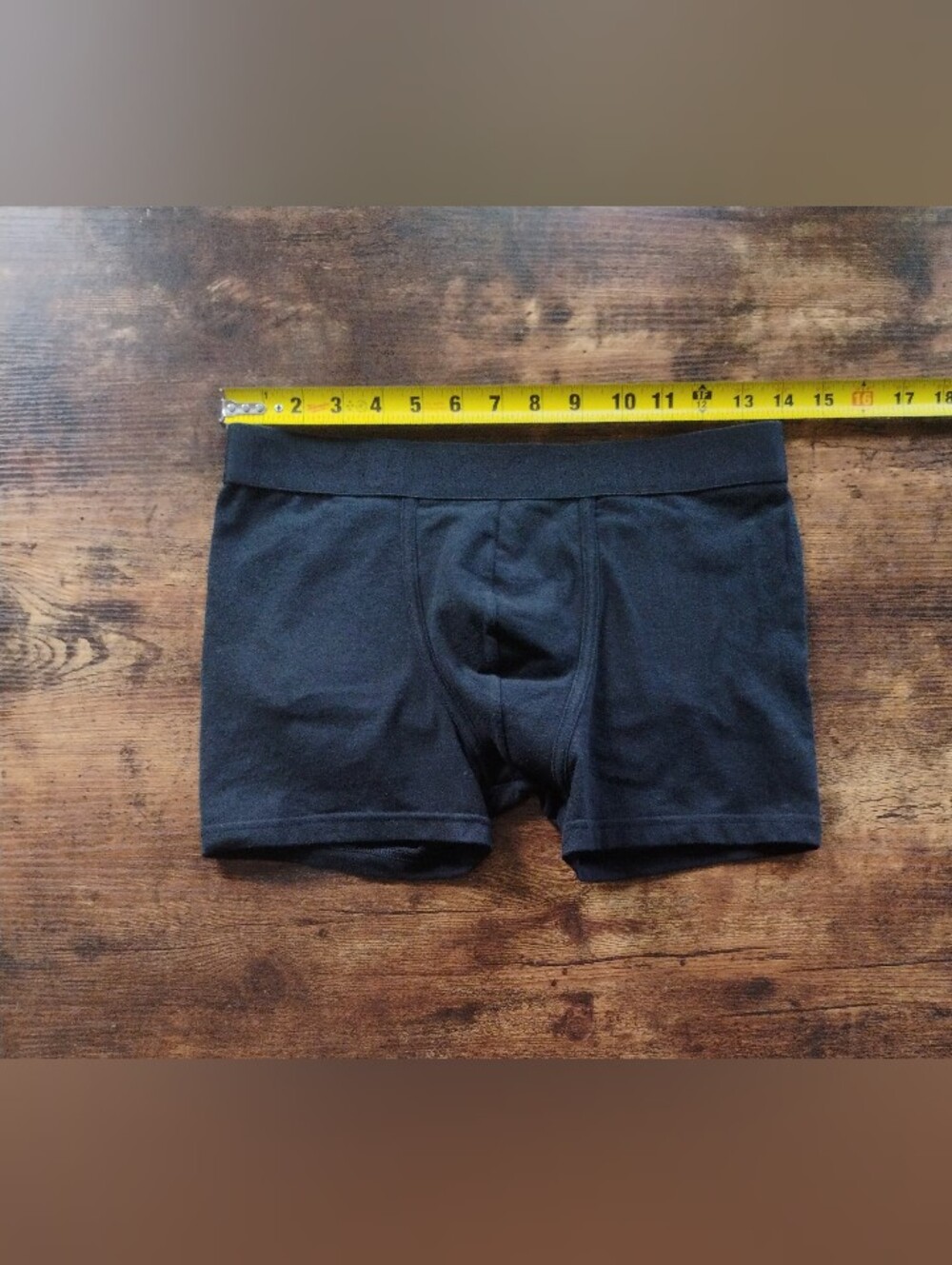 Rounderbum Men's Black Boxer Briefs Padded